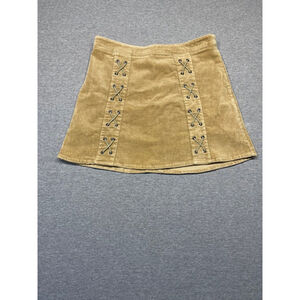 Women's Newbury Kustom corduroy Skirt - Tan - Size M